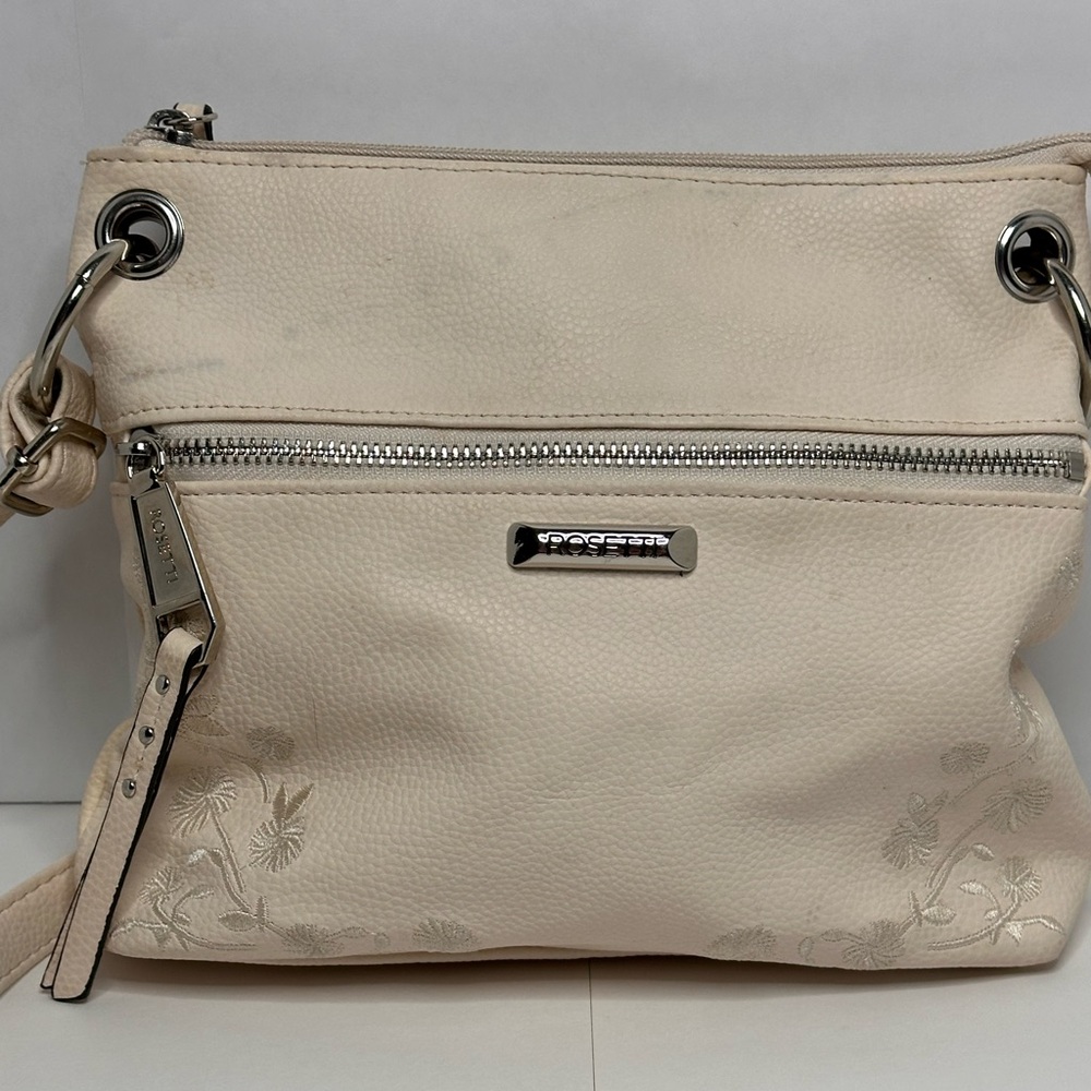 Rosetti white purse with adjustable strap